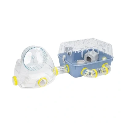 Afbeelding van Ferplast Combi 2 Hamsterkooi Blauw 79,5 x 29,5 26,3 cm