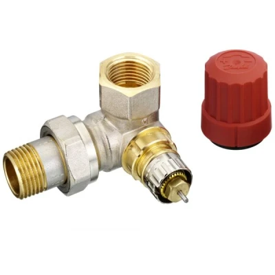 Afbeelding van Danfoss RA N thermostaatkraan 1/2&quot; dubbelhaaks links. Artikelnr: 013G0234