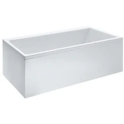 Afbeelding van LAUFEN Pro kunststof bad acryl rechthoekig met frame voor en
