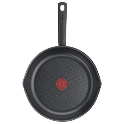 Afbeelding van Tefal Day by ON B56408 koekenpan 32 cm, Veilige Antiaanbaklaag, Thermo Signal™, Vaatwasmachinebestendig, Duurzame Coating, Recyclebaar, Alle Warmtebronnen behalve Inductie, Gemaakt in Frankrijk