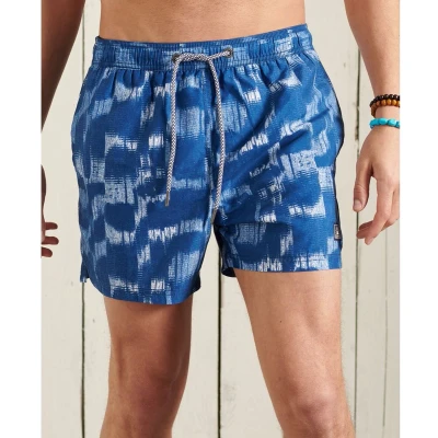Afbeelding van SUPERDRY Crafter Zwemshorts Heren Ikat Aop M