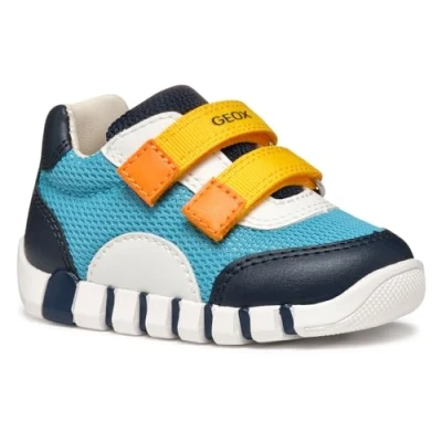 Afbeelding van Geox B Iupidoo Babyschoenen voor kinderen, Maat: 26, Ocean navy Kunststof/ textiel