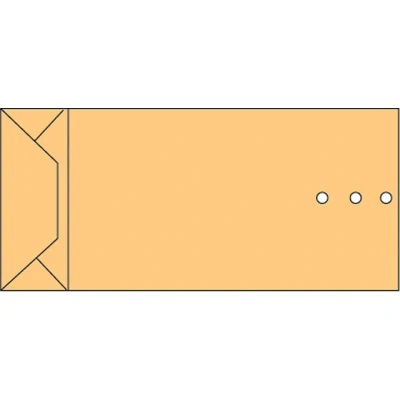 Afbeelding van Envelop Quantore monsterzak 120x285x50mm 120gr/m2 br 250stuks