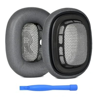 Afbeelding van MMOBIEL Oorkussens voor AirPods Max Hoofdtelefoon Protein PU Koptelefoon Oorkussen Earpads Zwart