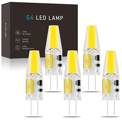 Afbeelding van G4 LED lampen, 3W Warm Wit 3000K lamp AC/DC 12V 300LM, equivalent voor 30W halogeenlampen, flikkert Niet dimbaar (Color : Cool White 6000K, Size 5PCS)