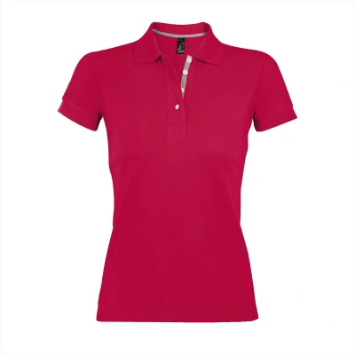 Afbeelding van SOL&#039;S Women&#039;s Polo Shirt Portland L588 Red/Grey (Solid) S