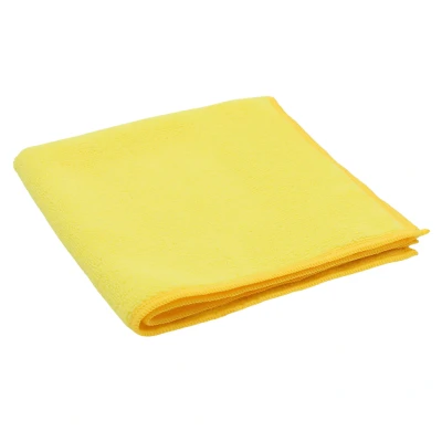 Afbeelding van Microvezeldoek 38x38 cm gerecycled microvezel 5 stuks geel