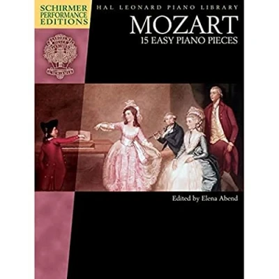 Afbeelding van 15 easy piano pieces piano: Schirmer Performance Editions
