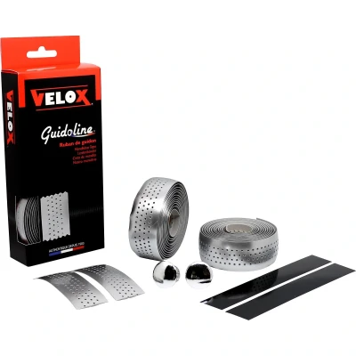 Afbeelding van Velox Stuurtape Soft geperforeerd metallic (set)