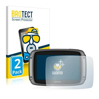 Afbeelding van BROTECT (2 Stuks) Antireflecterende Beschermfolie voor TomTom Rider 50 Anti Glare Screen Protector, Mat, Ontspiegelend