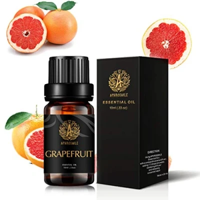 Afbeelding van Aromatherapie grapefruit etherische olie, 100% pure olie voor diffusers, 10 ml therapeutische luchtbevochtiger, aromagrapefruitolie massage startpagina