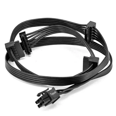 Afbeelding van Gintai Corsair hx1200 RM1000X RM850X RM750X 6 pin to 4X SATA harde schijf kabel vervangen