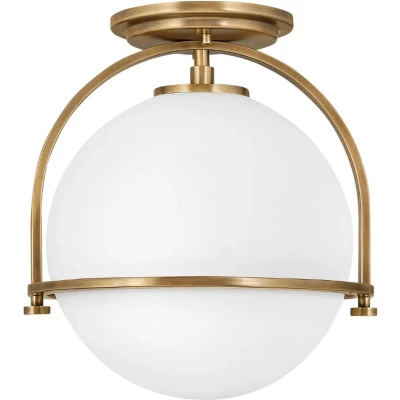 Afbeelding van Hinkley LED Plafondlamp Somerset 1X E27 Max 60W Dimbaar Heritage Brass
