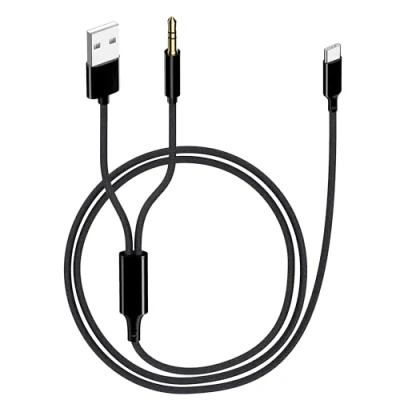 Afbeelding van sunshot USB C naar 3,5 mm Audio Aux Jack oplaadkabel, Type hoofdtelefoon stereokabel compatibel met iPhone 15 Pro Max Plus, iPad Pro, Galaxy S23 S22 S21 S20 Ultra, Pixel, enz.