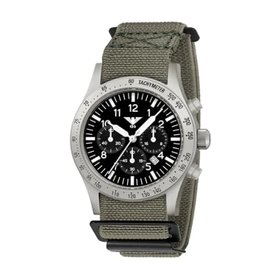 Afbeelding van KHS KHS.PLASSC.DFSGO Polshorloge Heren Solar PLATOON Steel Chronograph