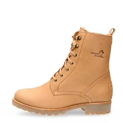 Afbeelding van Panama Jack Fara Igloo Trav Combat Boot voor dames, camel, 40 EU