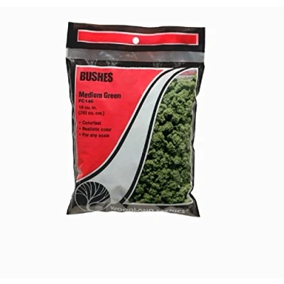 Afbeelding van Woodland Scenics Struiken 18 tot 25,2 Cubic Inches Medium Groen