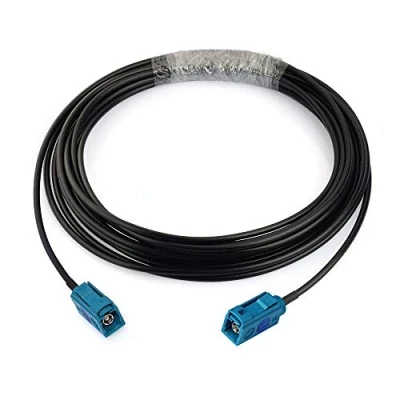 Afbeelding van Bingfu Fakra Z bus naar bus, autoantennes, 5 m verlengkabel, compatibel met auto, stereo, Android head unit, GPS, navigatie, FM AM radio, Sirius, XM, satellietradio, 4G, LTE telematic,
