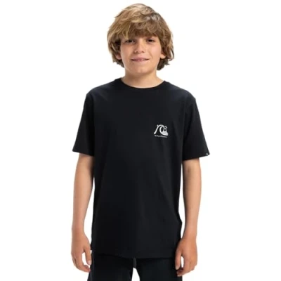 Afbeelding van Quiksilver EVO Original TEE Unisex Tshirt print voor kinderen, Maat: 164, Black