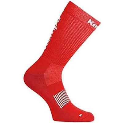 Afbeelding van Kempa Logo Classic Kousen Rood Wit Maat 46 50