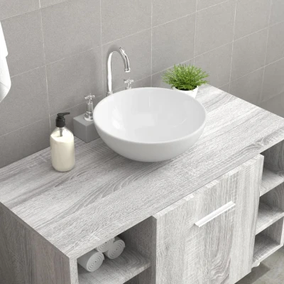 Afbeelding van vidaXL Wasbak 28x28x10 cm keramiek wit