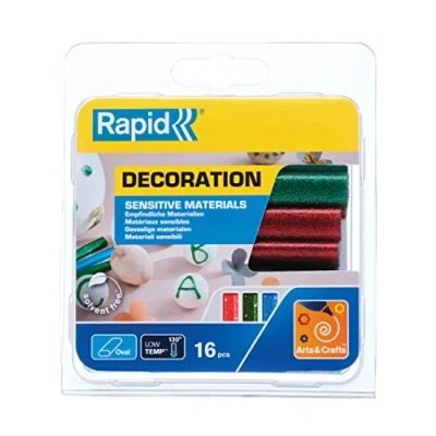 Afbeelding van Rapid ovale lijmpatronen voor gevoelige materialen. glitter gekleurd