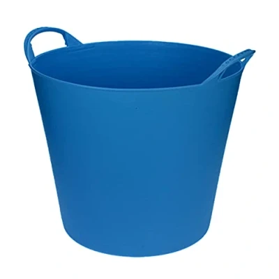 Afbeelding van Flexibele Tuinmand 42 liter licht blauw