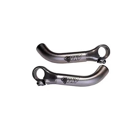 Afbeelding van VWP Bar ends 08 gebogen aluminium zilver