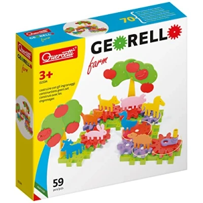 Afbeelding van Quercetti Georello Tandwielenset Boerderij, 60dlg.