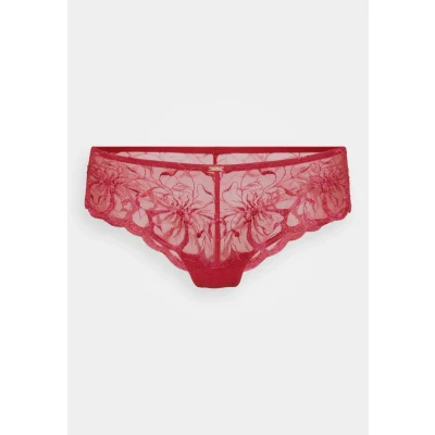 Afbeelding van Chantelle dames Fleurs shorty van mesh met borduring in de kleur Rood, maat: 38