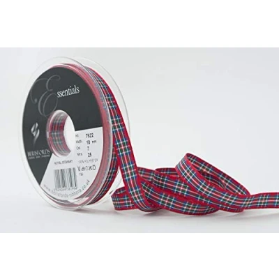Afbeelding van Berisfords Polyester Tartan, Royal Stewart, 4 x 10,4 1,6 cm