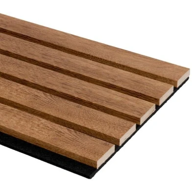 Afbeelding van Cando decowall acoustic advanced brons eiken 260x30 cm 2 stuks brede lat