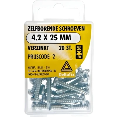 Afbeelding van Schroeven zelfborend verzinkt ck pz 4.2x25mm