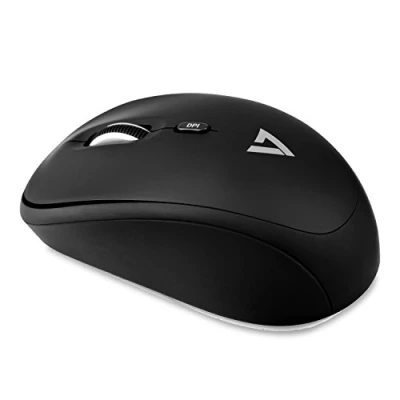 Afbeelding van Wireless muis V7 MW100 1E Zwart 1600 dpi