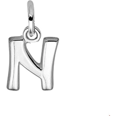 Afbeelding van Zilveren Hanger letter N 1002776
