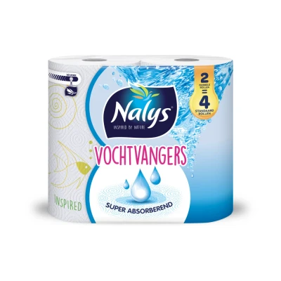 Afbeelding van 1+1 gratis: Nalys Keukenpapier Vochtvangers 2 stuks