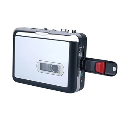 Afbeelding van P02CS Cassette converter naar MP3 via USB Stick Recorder Tape to muziekspeler, geen pc nodig, cassettes converter, digitaliseren