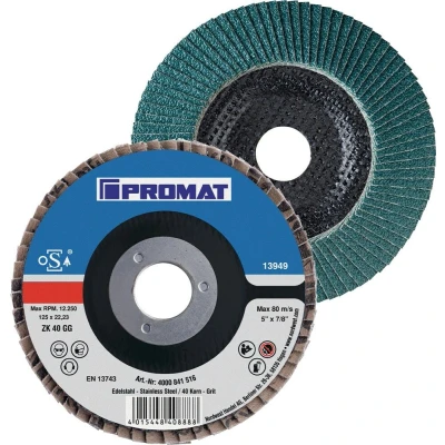 Afbeelding van Promat lamellenslijpschijf 178mm K80 4000841528