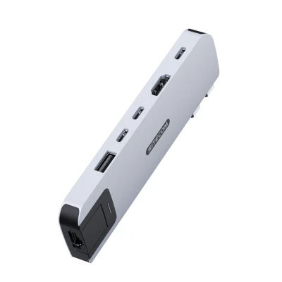 Afbeelding van Sitecom SiCo Macbook Air MP hub 6 in 2 Silver
