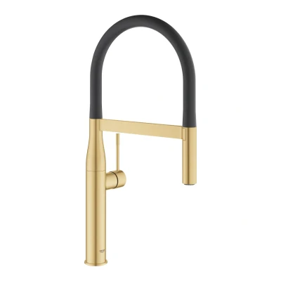 Afbeelding van Grohe Essence keukenmengkraan met prof. douche cool sunrise geb