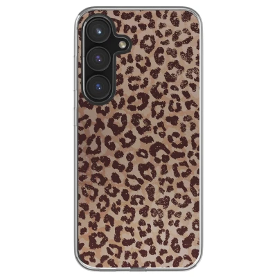 Afbeelding van imoshion hoesje Geschikt voor Samsung Galaxy S24 FE Design Leopard Mood