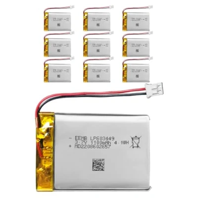 Afbeelding van EEMB lithium polymeerbatterij 3,7 V 1100mAh 603449 Lipo oplaadbare batterij met draad JST connector bevestig de polariteit van het apparaat en voor aankoop(10)