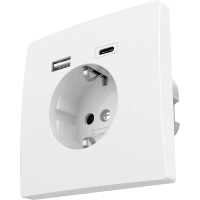 Afbeelding van 2USB InCharge PRO 80 Monoblock EU 15W 3.0A Glossy White