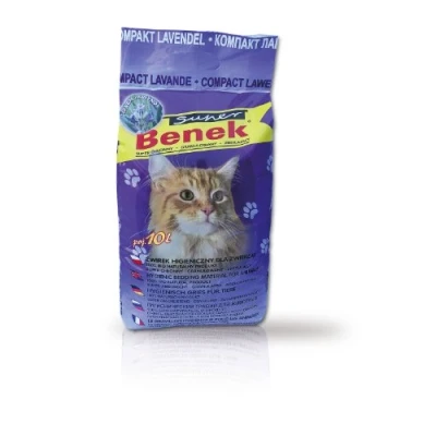 Afbeelding van 2x10l Compact Lawenda (Lavendel) Super Benek Kattenbakvulling