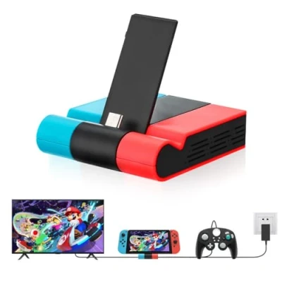 Afbeelding van Draagbare TV Dock voor Nintendo Switch, Switch OLED Dock, Docking Station Vervanging officiële Set met HDMI en USB 3.0 poort
