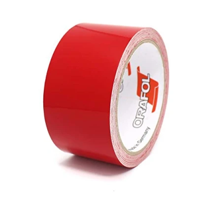 Afbeelding van 10 Meter sierstrips Auto Motorfiets Boot Model exterieur maken kleur selectie Finest Folia Decoratieve Strips Side Zelfklevende Waterdichte (40mm breedte, Rood glans)