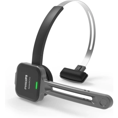 Afbeelding van Philips SpeechOne Dictation Headset, PSM6500, Docking Station, light, Remote Control, dictaphone, Zwart