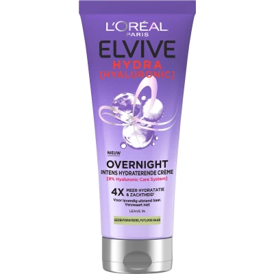 Afbeelding van L&#039;Oréal Paris Elvive Hydra Hyaluronic overnight cream 200 ml