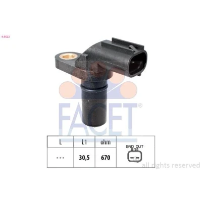 Afbeelding van FACET 9.0522 Toerentalsensor, automatische aandrijving Made in Italy OE Equivalent