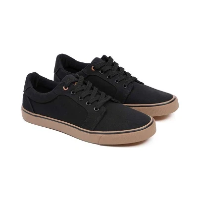 Afbeelding van Fox Black Canvas Schoenen Size 10 / 44 Visschoenen
